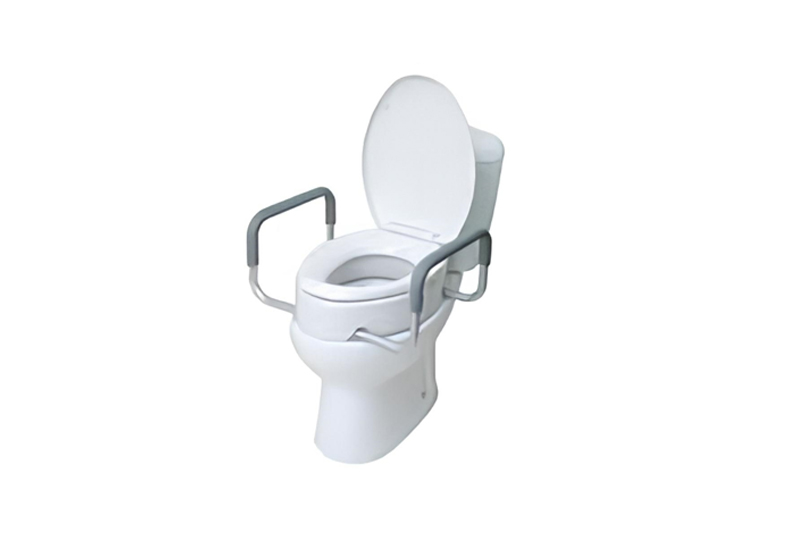 Raised Toilet Seat With Handle